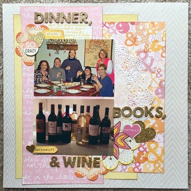 Dinner, Books &amp; Wine