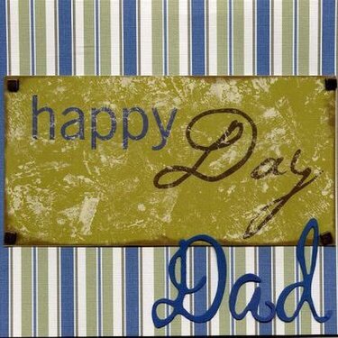 Father&#039;s Day Card Scraplift