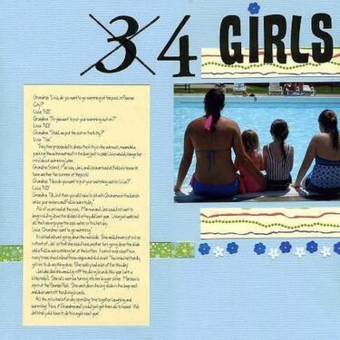 3, no, 4 girls at the pool