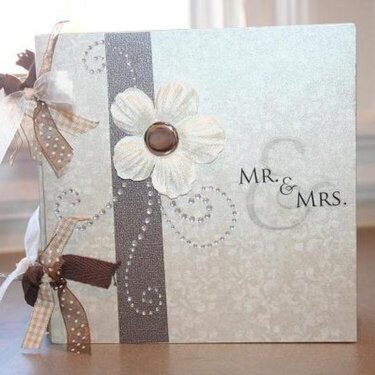 Mini Chipboard Wedding Album