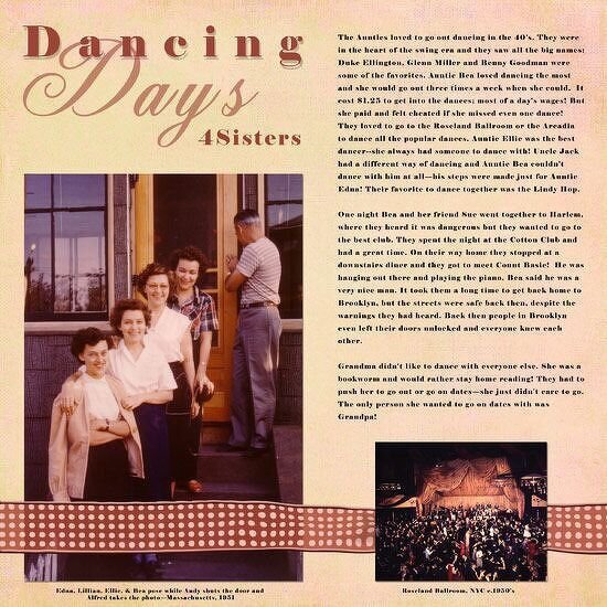 Dancing Days - 4 Sisters
