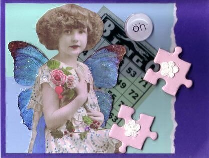 Bingo Fairy Collage Cards