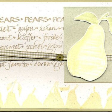 Pears Card ***Challenge***