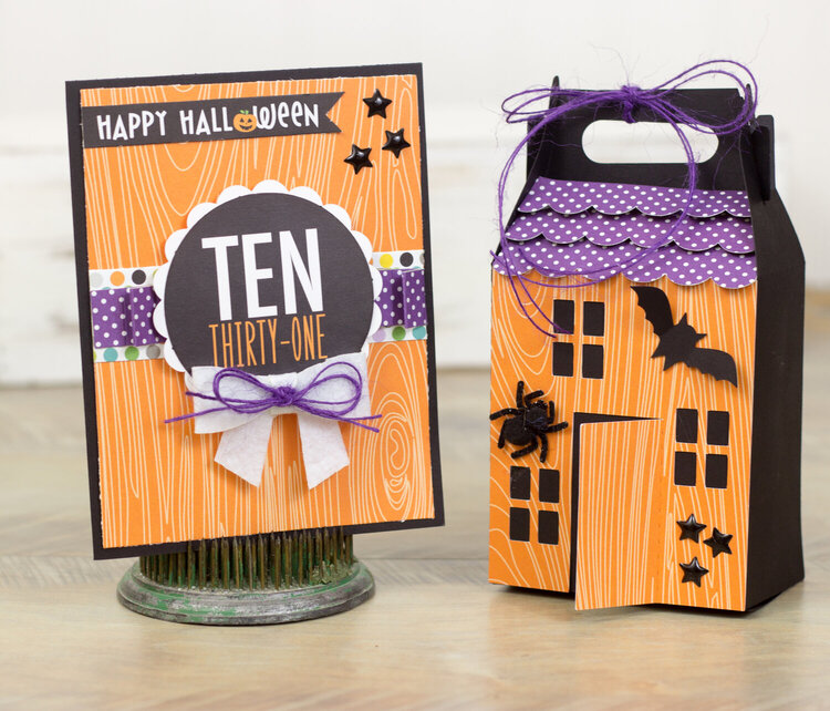 Happy Halloween Card and Treat Box