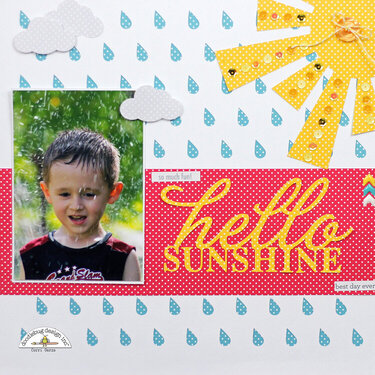 Hello Sunshine - Doodlebug Swiss Dots