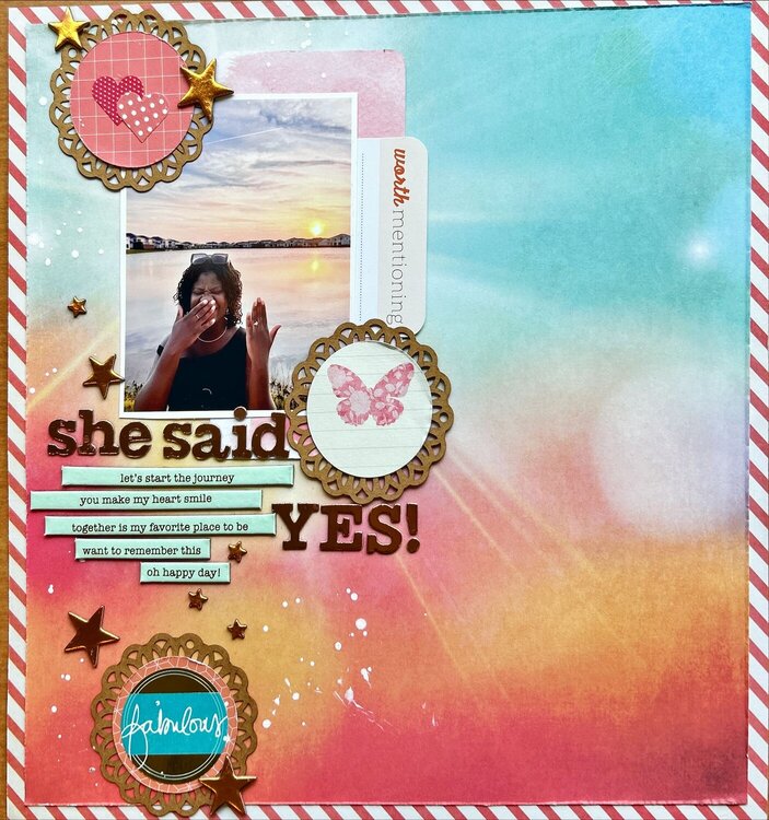 she said..YES