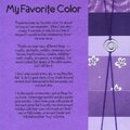 All About Me<br>*My Favorite Color*