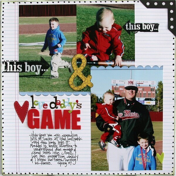 Themed Projects : Love Daddy&#039;s Game