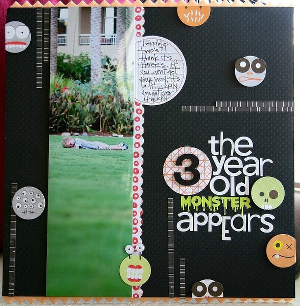 Themed Projects : the 3 Year Old Monster Appears