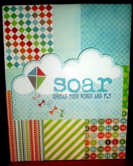 "Soar" like a kite card