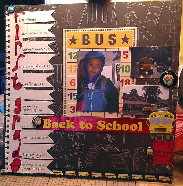 School Bus-First Grade