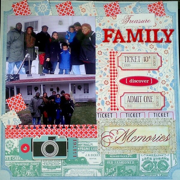 Family Memories-Two page layout