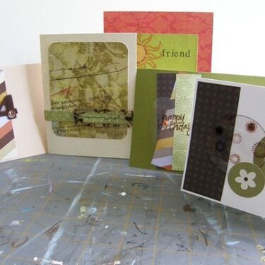 cards *stamping on transparencies w/ Jennifer McGuire*