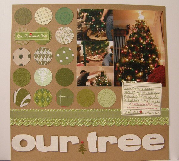 April SB stamping &amp; Stretch your sketch* Our tree