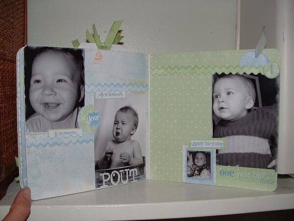 Baby Drew * Altered Board Book*