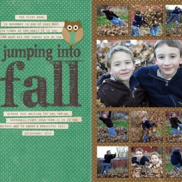 jumping into fall