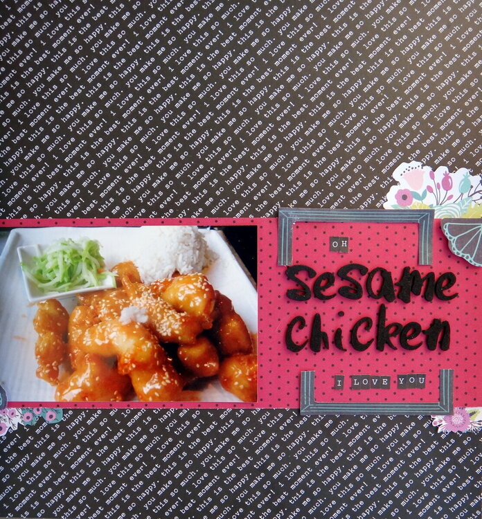 Oh Sesame Chicken I love you