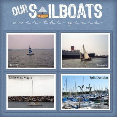 Our Sailboats