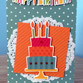 Happy Birthday Banner & Cake