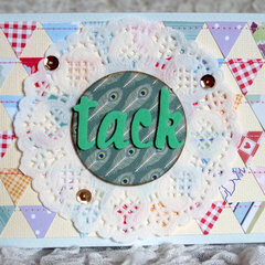 Tack - Thank You Quilt Card 1