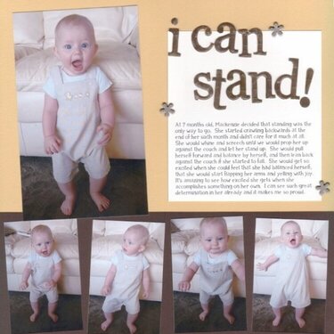 I can stand!