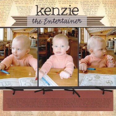 Kenzie the Entertainer