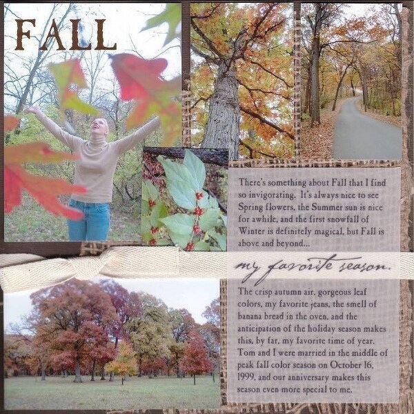My favorite season - All about me
