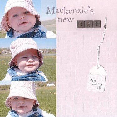 Mackenzie's new hat