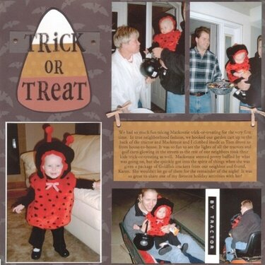 Trick or Treat By Tractor