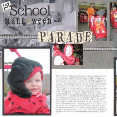 1st School Halloween Parade