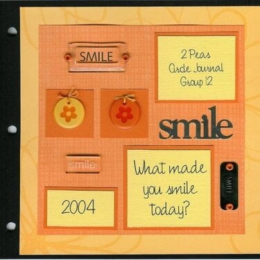 *What Made You Smile Today?* Circle Journal (Group 12)
