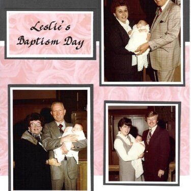 Leslie's Baptism Day