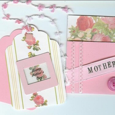 Mother&#039;s Day Book Pocket &amp; Tags