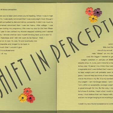 A Shift in Perception