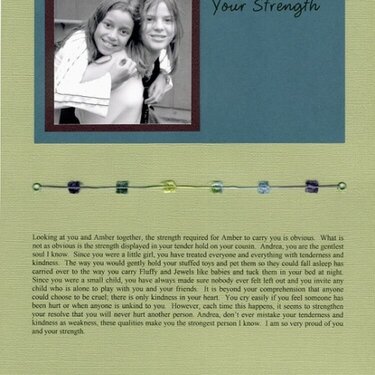 Your Strength (Shelley Sullivan Scraplift)