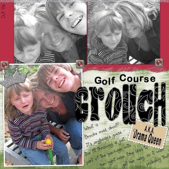Golf Course Grouch - &quot;Lifting Up Alleen&quot;