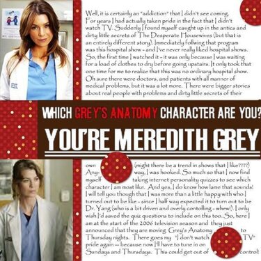 You&#039;re Meredith Grey