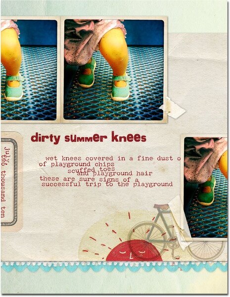 dirty summer knees