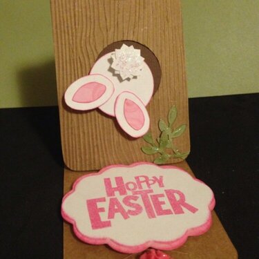 Hoppy Easter easel stand card