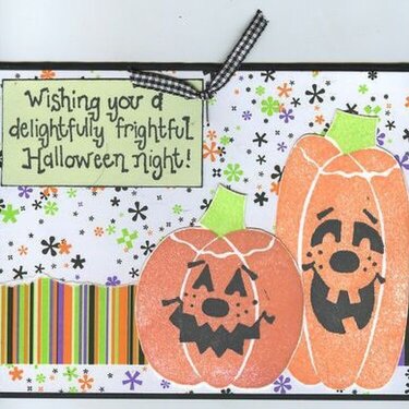 Pumpkin card