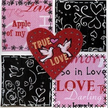 True Love 4x4 card {Flair CHA release}