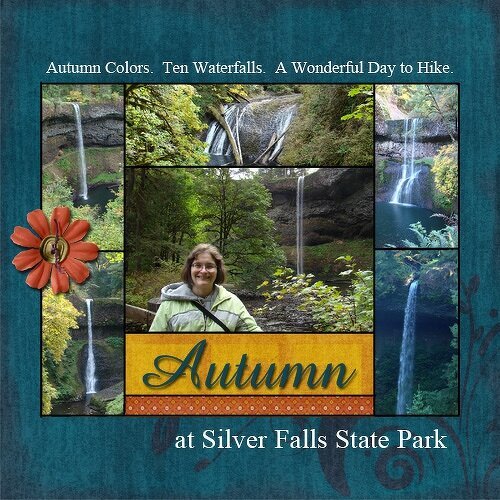 Autumn at Silver Falls State Park-Super Sketch
