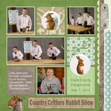 Country Critters Rabbit Show