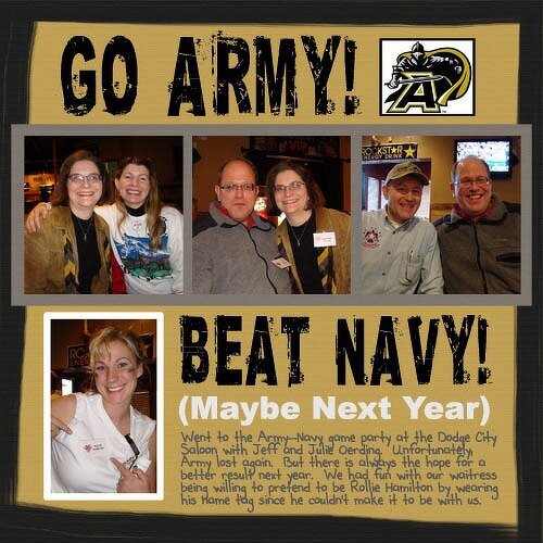 Go Army!  Beat Navy! (Maybe Next Year)