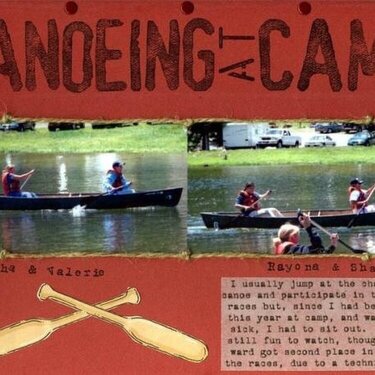 Canoeing at Camp