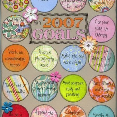 My 2007 Goals