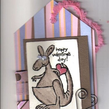 Hoppy Valentine&#039;s Day Tag