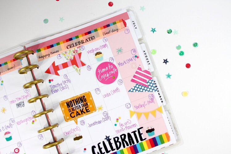 Birthday/Anniversary Planner