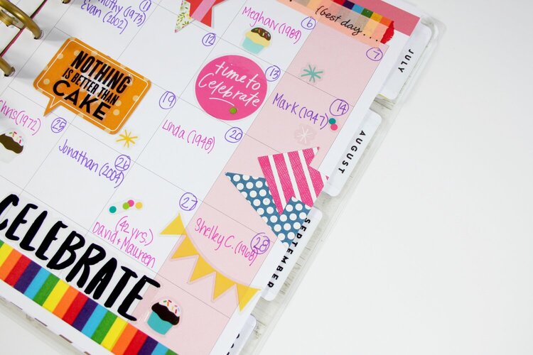 Birthday/Anniversary Planner