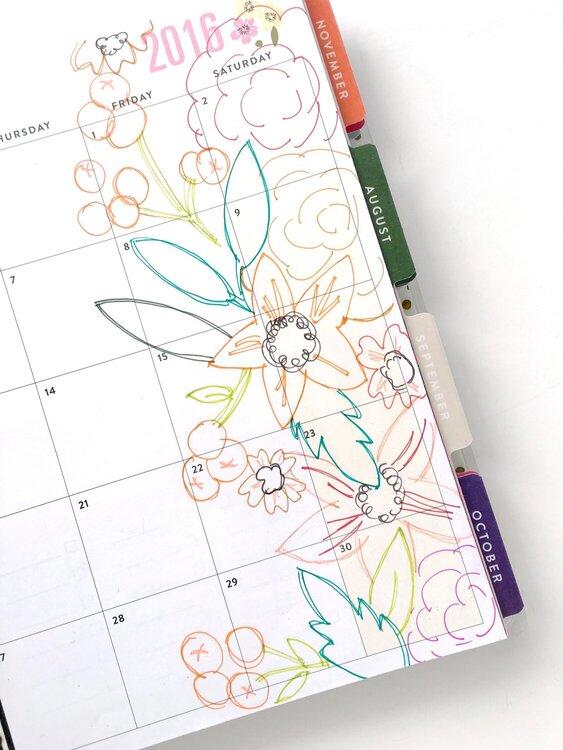 July monthly Planner